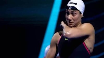 فريدة عثمان تحتل المركز الـ 24 وتفشل في التأهل لنصف نهائي 50 مترا حرة