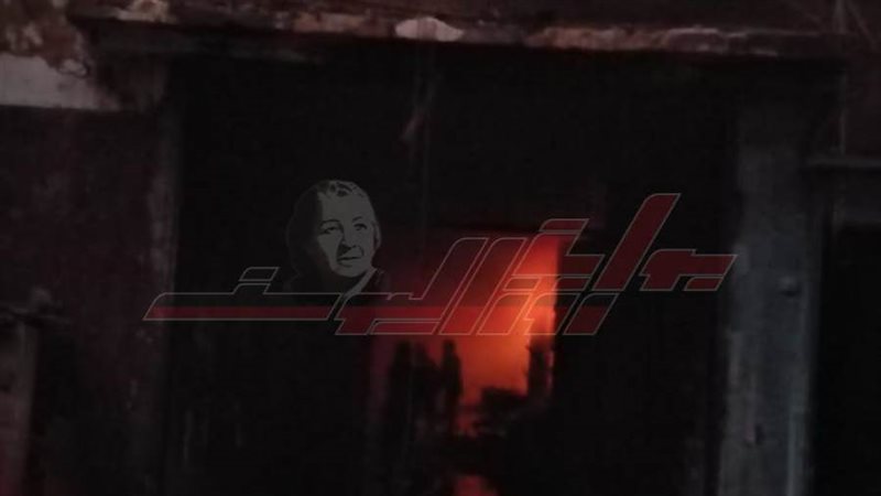 جانب من الحريق