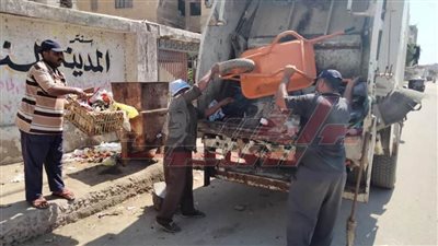 استمرار أعمال النظافة وتحسين الخدمات بكفر الشيخ