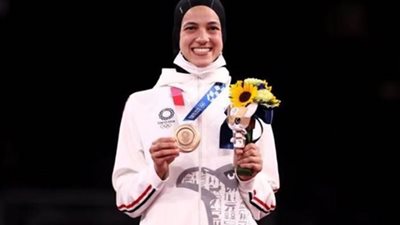 هداية ملاك تكشف رحلة التتويج بالبرونزية الأولمبية 