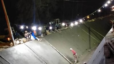 تبطين 258 كم ترع ضمن مشروع تأهيل البنية المائية ببني سويف