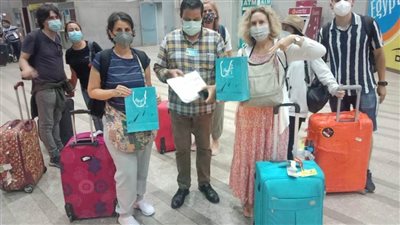 أول فوج سياحي فرنسي يصل الأقصر