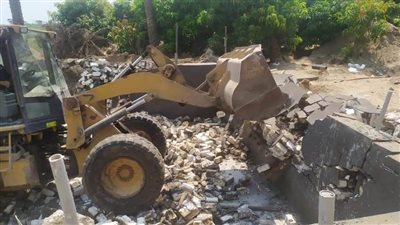 إزالة 3 حالات تعدٍّ على الأراضي الزراعية في حملة بالبحيرة