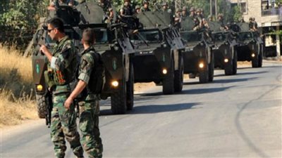 انتشار مكثف لقوات الجيش اللبناني لوقف إطلاق النار العشوائي 