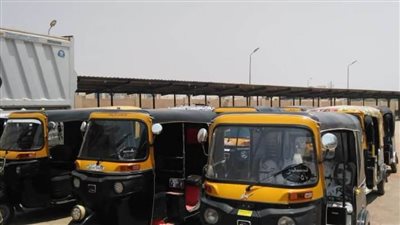 جهاز بدر يضبط 19 توتوك ويتحفظ على 4 مركبات 