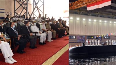 القوات البحرية تحتفل بوصول الغواصة الرابعة