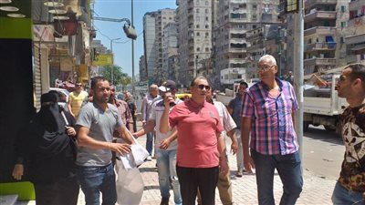 إجراء فوري ضد الإشغالات بشوارع محافظة الإسكندرية