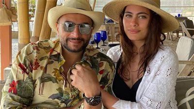 هاجر أحمد في أول صور من شهر عسل مع زوجها أحمد الحداد