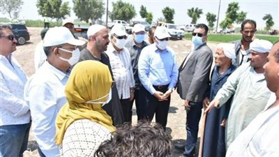 محافظ الشرقية يتفقد سوق الثلاثاء الجديد للمواشي ببردين