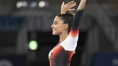 تعرف علي أول تعليق لملك حمزة بعد ختام منافسات جمباز الترامبولين