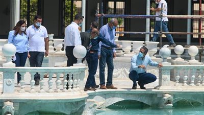 وزير السياحة والآثار يتفقد قصر محمد علي بشبرا