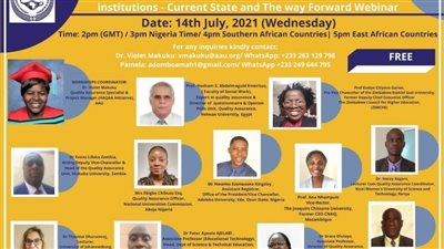 جامعة حلوان تبحث الجودة فى مؤسسات التعليم العالى الإفريقية 