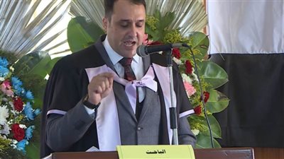  ضابط شرطة من مصابي المواجهات الأمنية يحصل على درجة الدكتوراه