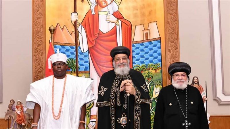 البابا تواضروس خلال