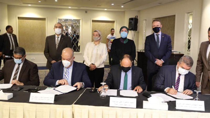 خلال توقيع البروتوكول