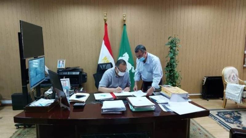 محافظ الشرقيه ووكيل