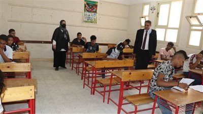انتظام امتحانات الدور الثاني للشهادة الإعدادية بالبحيرة