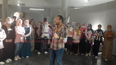 تدريب ميداني لطلاب كلية الألسن بجامعة كفرالشيخ 