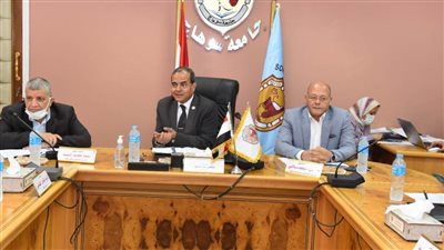 مجلس جامعة سوهاج يعتمد نتائج الكليات