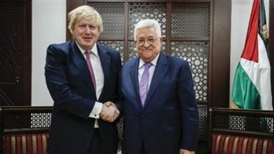 الرئيس الفلسطيني يتسلم رسالة من رئيس الوزراء البريطاني