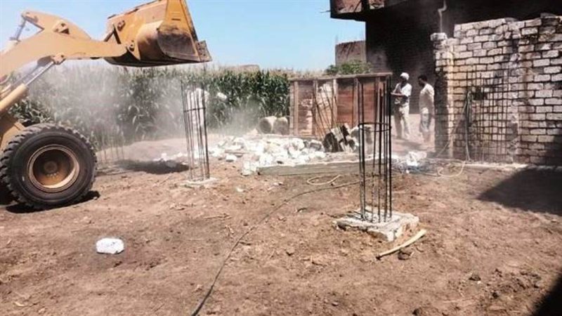 إزالة المخالفات الزراعية