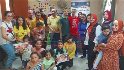 يوم فني للأطفال من ذوي القدرات الخاصة بثقافة الطفل بسوهاج 