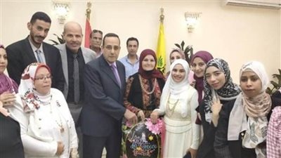 محافظ شمال سيناء يشهد على عقد قران أول عروس من دار الأيتام 