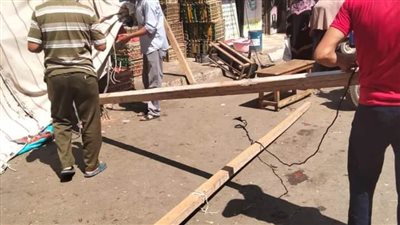 رفع ١٠٧٩ حالة إشغال طريق فى حملة بالبحيرة