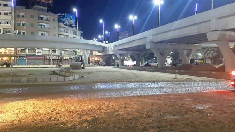 أعمال رصف الموقع