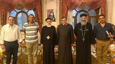 القمص إبرام إميل يستقبل مسؤول المدارس اللاسالية بمصر
