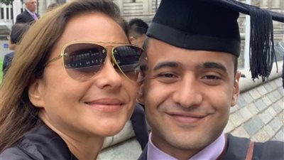 شاهد ابن نيللي كريم يحتفل بزفافها