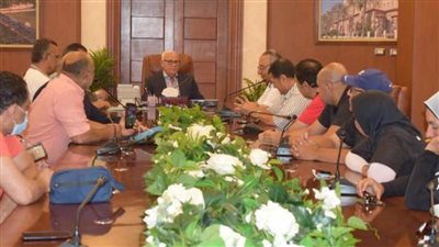 محافظ بورسعيد يستقبل رياضيي نادي الحرية المشاركين بالدورة البارالمبية بطوكيو