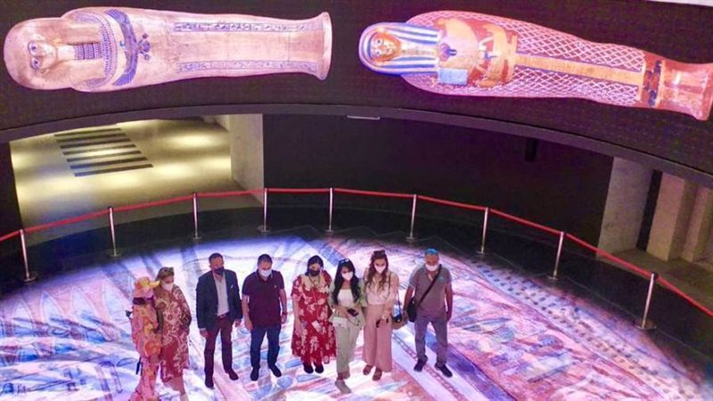 استقبال وفدا من المدونين