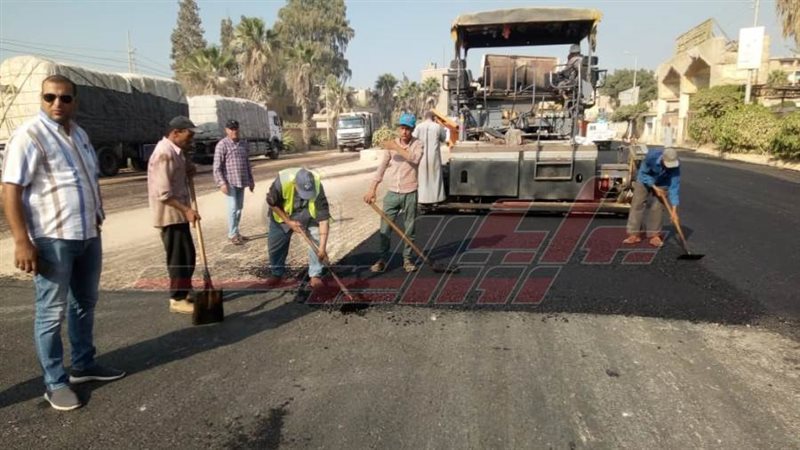 أعمال رصف الطرق