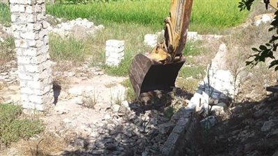 إزالة 19 حالة تعدٍ على الأراضى الزراعية فى حملة بالبحيرة