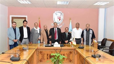 جامعة سوهاج تبحث التعاون مع اللجنة التنسيقية للمجتمع المدني بالمحافظة