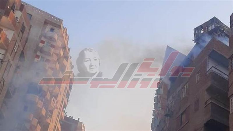 جانب من الحريق