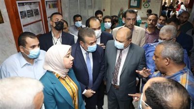 نواب تنسيقية الشباب يتابعون حالة مصابي فريق كرة السرعة