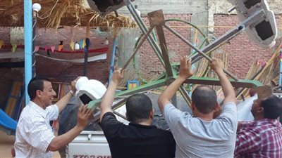 إزالة ملاهٍ ومقهى غير مرخصين بأبوقرقاص