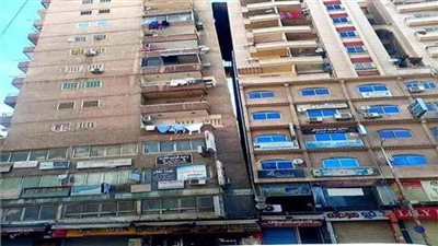 عاجل| ميل في برج مكون من ٩ طوابق بالمنصورة