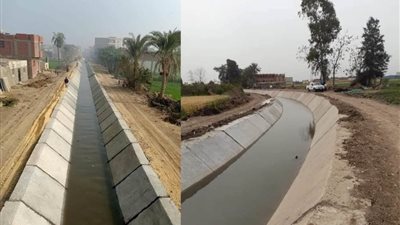 عاجل| تبطين وتأهيل ترع بأطوال ٢٢٩٧ كيلومتراً بالمحافظات (صور)