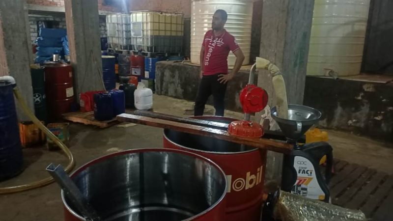 جانب من المضبوطات