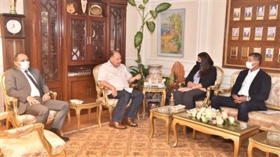 محافظ أسيوط يلتقى نائب رئيس 