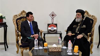 وزير الشباب والبابا تواضروس يشهدان لقاءً خاصًا مع شباب ملتقى لوجوس الأول