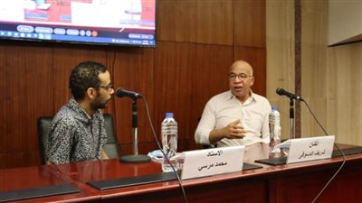 لقاء مع الفنان شريف الدسوقي على هامش معرض مكتبة الإسكندرية للكتاب 