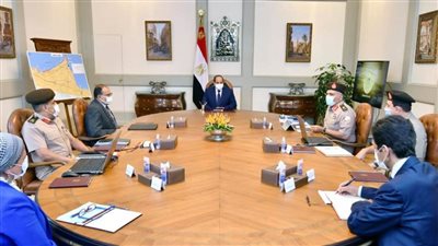 الرئيس السيسي يتابع المشروعات التي تشرف عليها الهيئة الهندسية على مستوى الجمهورية