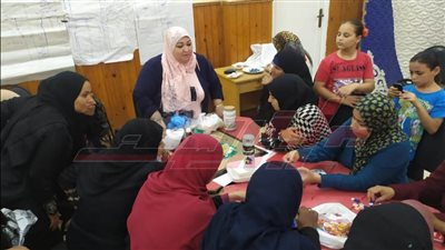 ورش حرفية وتراثية وريادة الأعمال بقصر ثقافة ساحل سليم بأسيوط