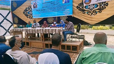 استمرار القوافل السكانية الشاملة بقرى البحيرة