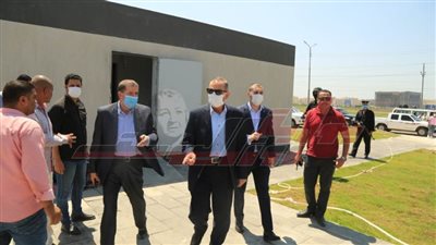 محافظ كفر الشيخ يتفقد الحديقة المركزية المجانية