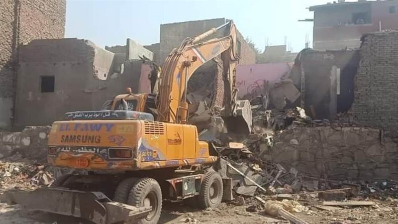 أعمال إزالة فى أبو